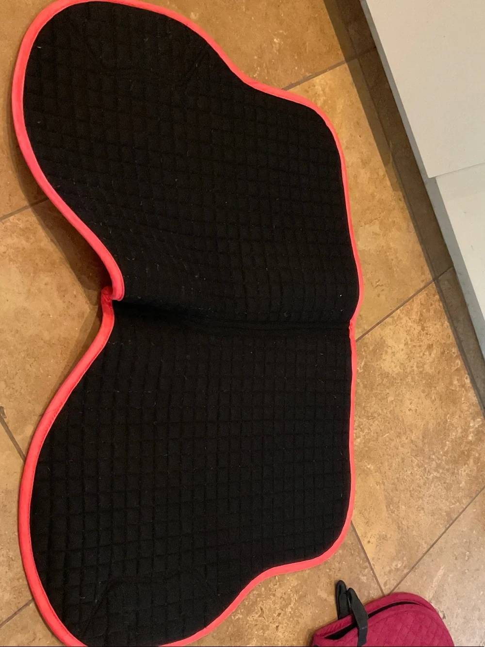 LeMieux Watermelon GP Riding Set - Half-Zip Top & Suede Saddle Pad
